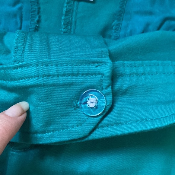 EUC New York & Company Shorts, Teal, Size 10 - Picture 10 of 15